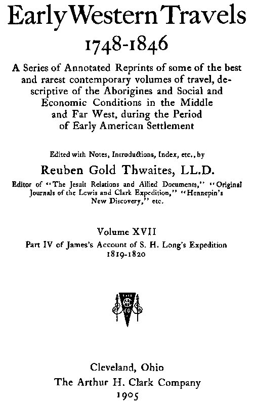 James's Account of S. H. Long's Expedition, 1819-1820, part 4