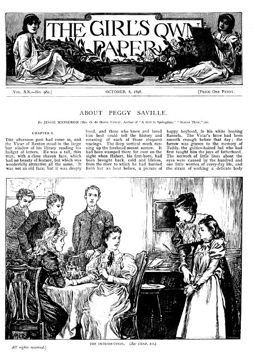 The Girl's Own Paper, Vol. XX, No. 980, October 8, 1898 The Girl's Own Paper, Vol. XX, No. 980, October 8, 1898
