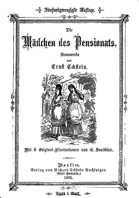 Die Mädchen des Pensionats: Humoreske Die Mädchen des Pensionats: Humoreske