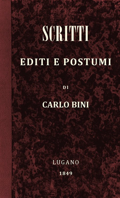 Scritti editi e postumi Scritti editi e postumi