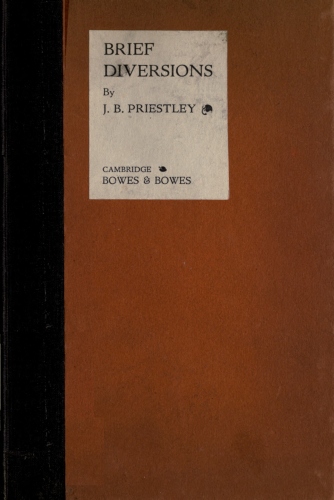 Brief Diversions: Being Tales, Travesties and Epigrams