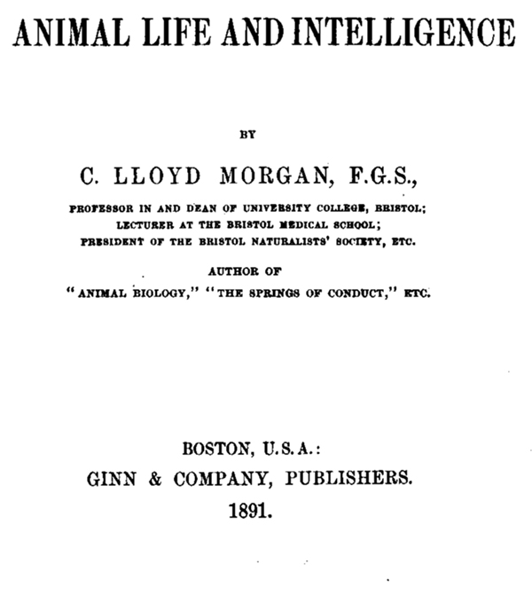 Animal Life and Intelligence Animal Life and Intelligence