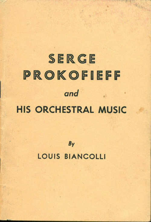 Serge Prokofieff and His Orchestral Music Serge Prokofieff and His Orchestral Music