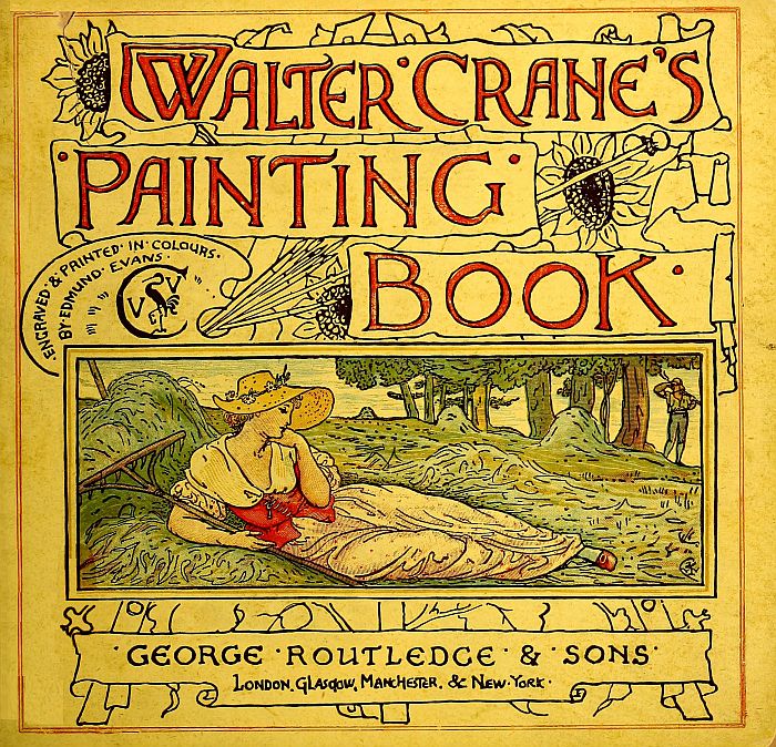 Walter Crane's Painting Book
Containing twelve coloured and twelve outline full-page plates