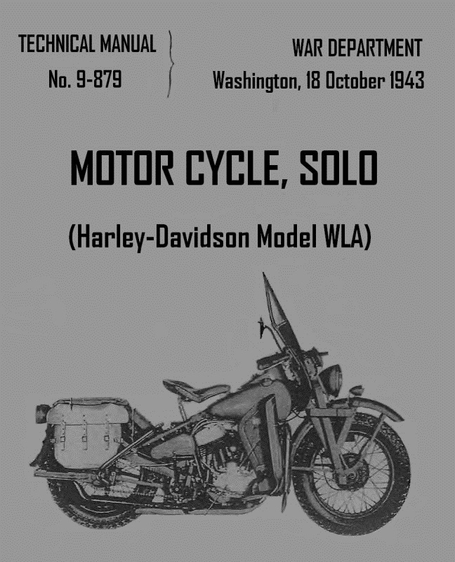 Motorcycle, Solo (Harley-Davidson Model WLA) Motorcycle, Solo (Harley-Davidson Model WLA)