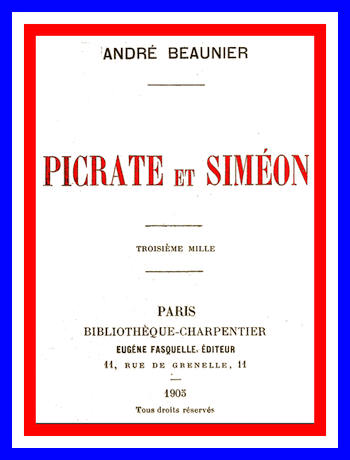 Picrate et Siméon Picrate et Siméon