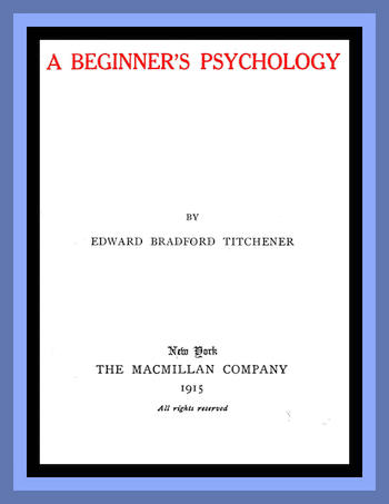 A Beginner's Psychology A Beginner's Psychology
