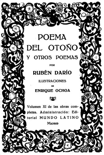 Poema del Otoño y otros poemas
Obras Completas Vol. XI