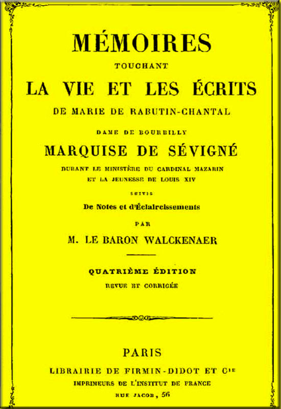 Mémoires touchant la vie et les écrits de Marie de Rabutin-Chantal, (3/6) Mémoires touchant la vie et les écrits de Marie de Rabutin-Chantal, (3/6)