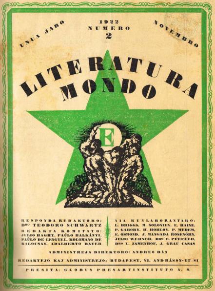 Literatura Mondo, numero 2, 1922 Novembro Literatura Mondo, numero 2, 1922 Novembro