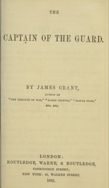 The Captain of the Guard The Captain of the Guard
