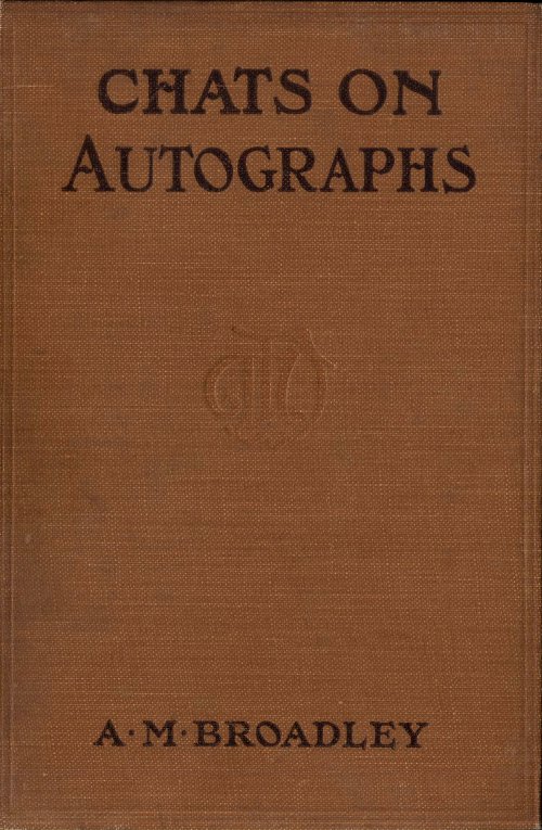 Chats on Autographs Chats on Autographs