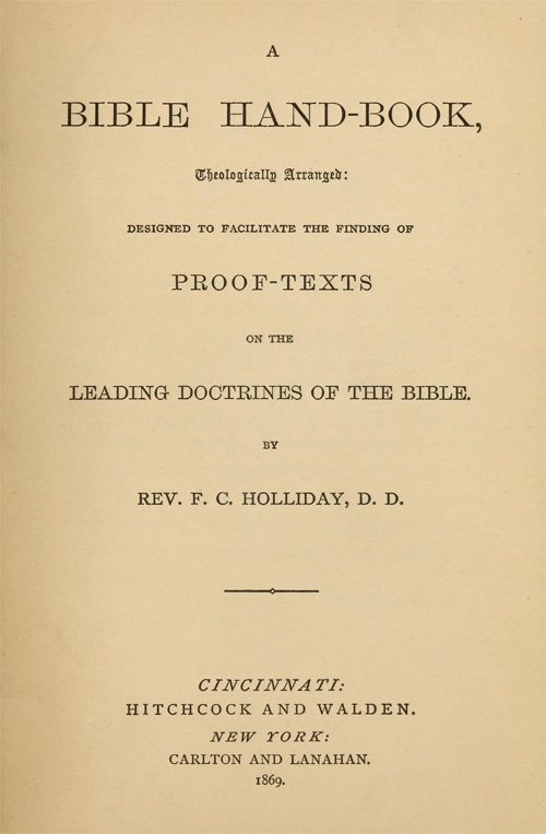 A Bible Hand-Book A Bible Hand-Book