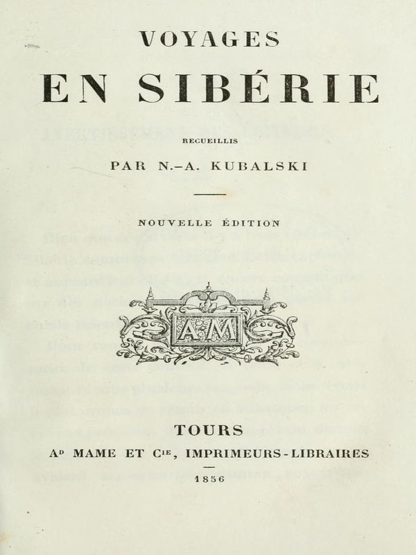 Voyages en Sibérie