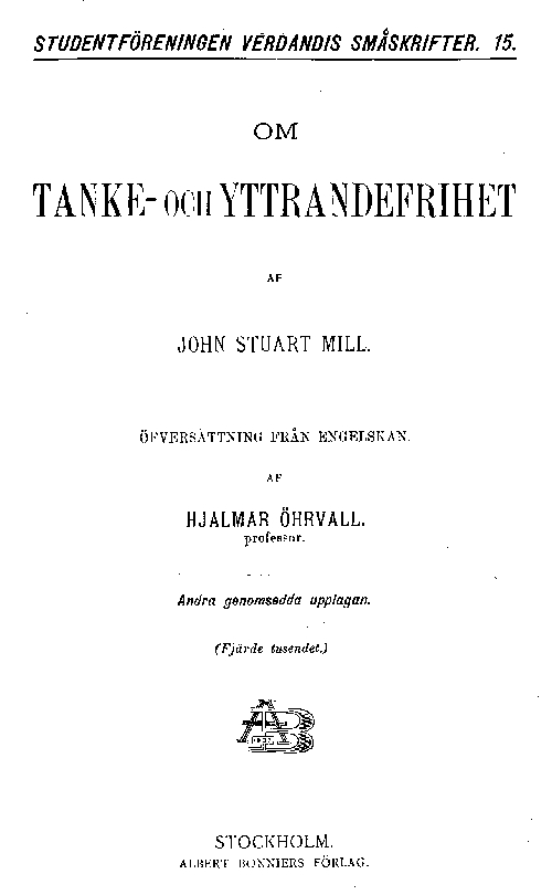 Om Tanke- och Yttrandefrihet Om Tanke- och Yttrandefrihet