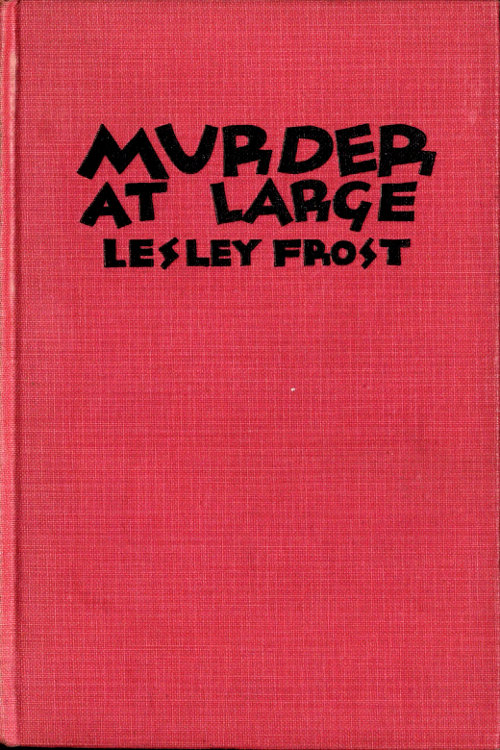 Murder at Large Murder at Large