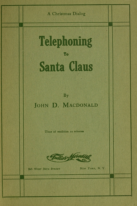 John D. MacDonald - Baba Noel'e Telefonlaşıyor