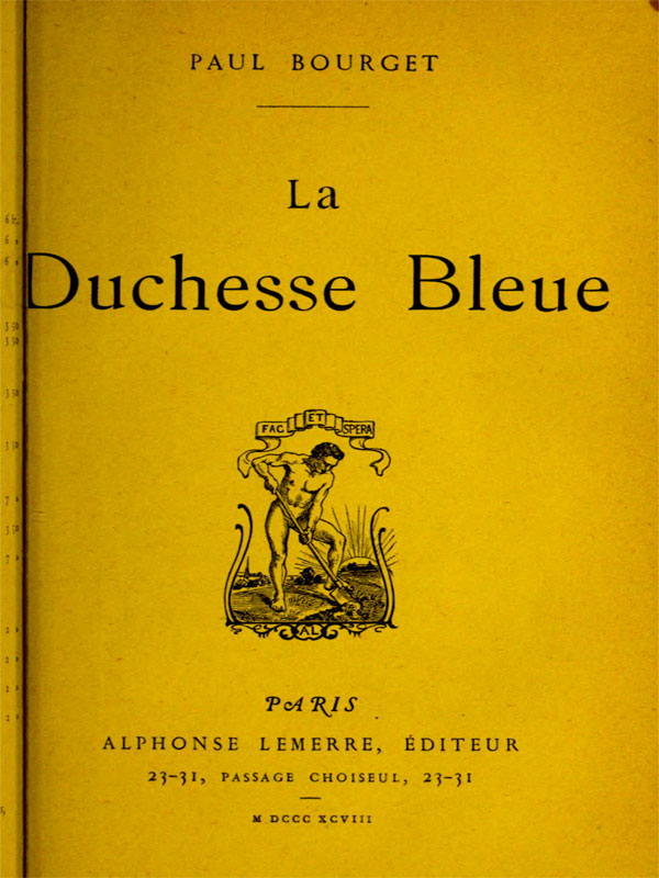 La duchesse bleue La duchesse bleue