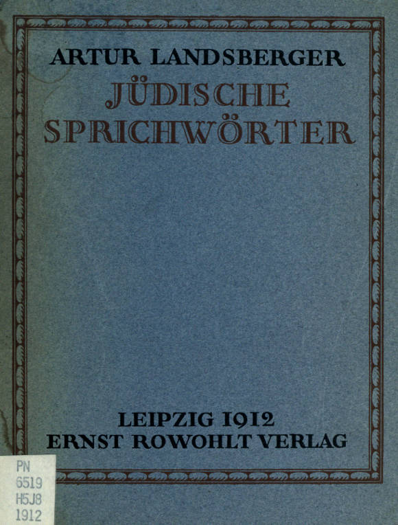 Jüdische Sprichwörter