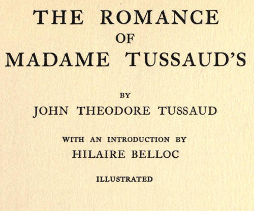 The Romance of Madame Tussaud's