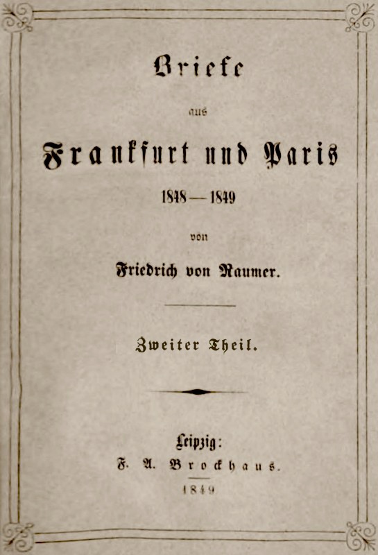 Frankfurt ve Paris'ten Mektuplar 1848-1849 (2/2)