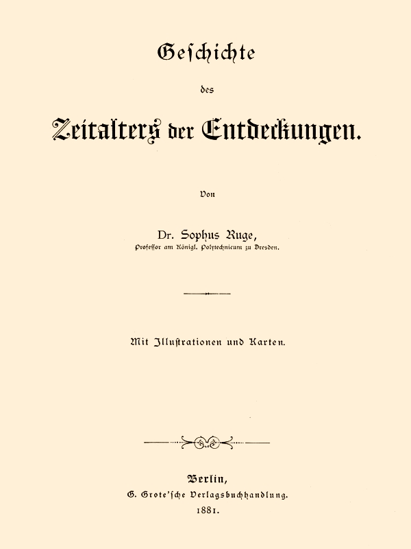 Geschichte des Zeitalters der Entdeckungen