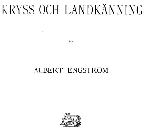 Kryss och landkänning Kryss och landkänning