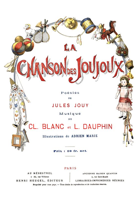 La chanson des joujoux La chanson des joujoux
