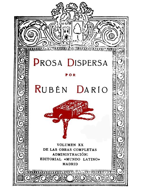 Prosa Dispersa Obras Completas Vol. XX Prosa Dispersa Obras Completas Vol. XX