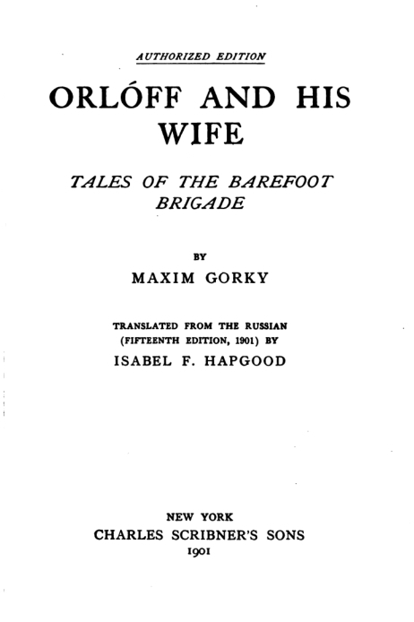 Orlóff and His Wife: Tales of the Barefoot Brigade Orlóff and His Wife: Tales of the Barefoot Brigade