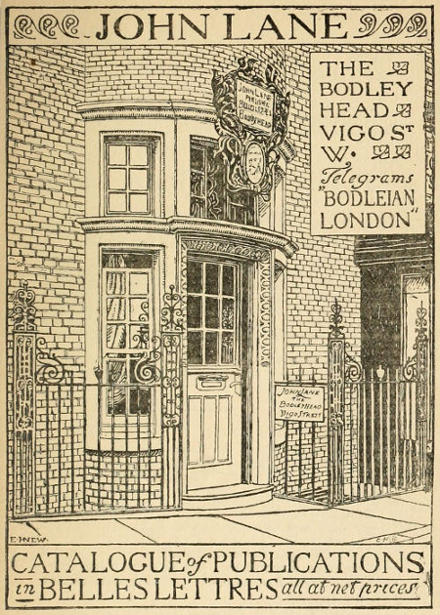 List of Books in Belles Lettres Published by John Lane, The Bodley Head, 1895 List of Books in Belles Lettres Published by John Lane, The Bodley Head, 1895