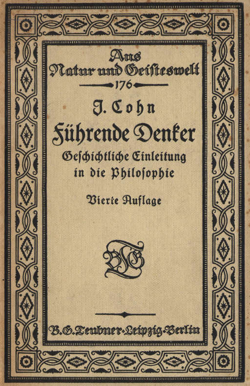 Führende Denker: Geschichtliche Einleitung in die Philosophie Führende Denker: Geschichtliche Einleitung in die Philosophie