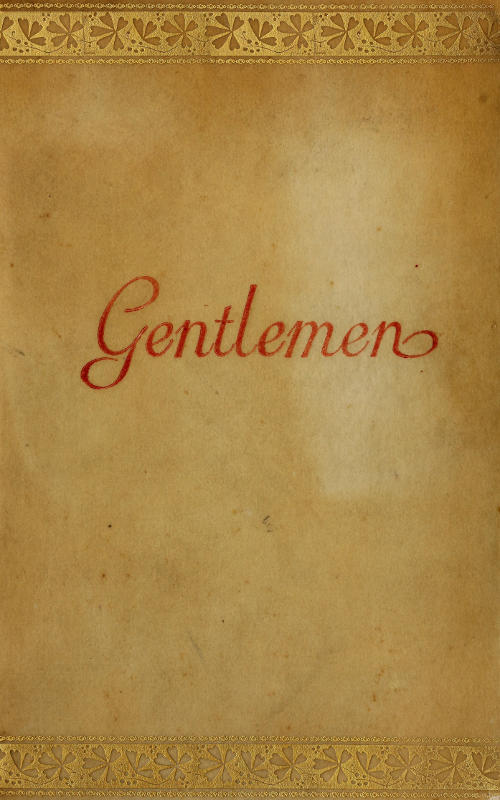 Simplex Munditiis, Gentlemen Simplex Munditiis, Gentlemen