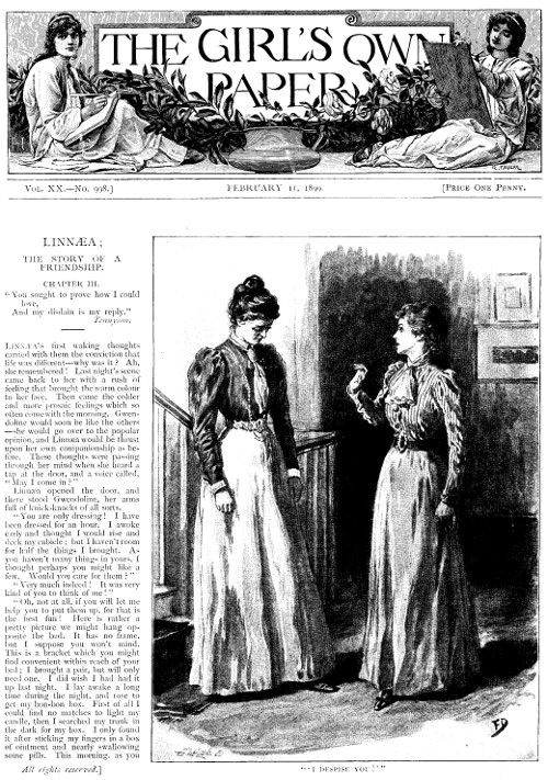 Kızın Kendi Gazetesi, Cilt XX, No. 998, 11 Şubat 1899