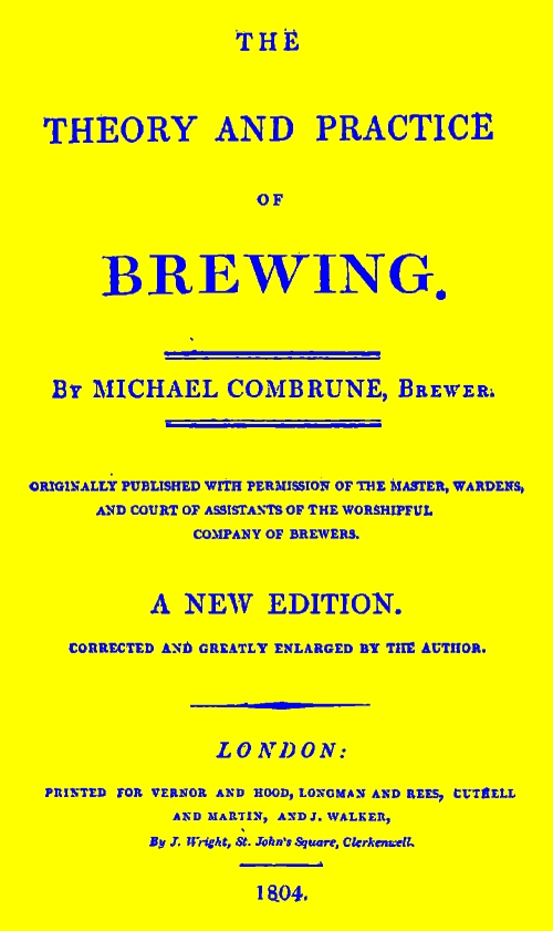 The Theory and Practice of Brewing The Theory and Practice of Brewing