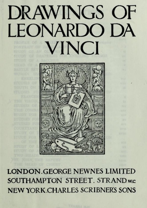 The Drawings of Leonardo da Vinci The Drawings of Leonardo da Vinci
