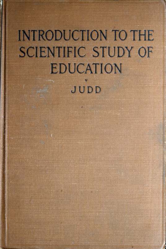 Introduction to the scientific study of education Introduction to the scientific study of education