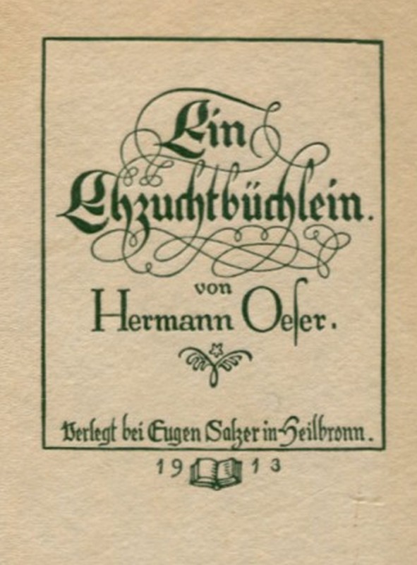 Ein Ehzuchtbüchlein
