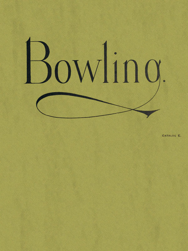 Bowling Catalog E Bowling Catalog E