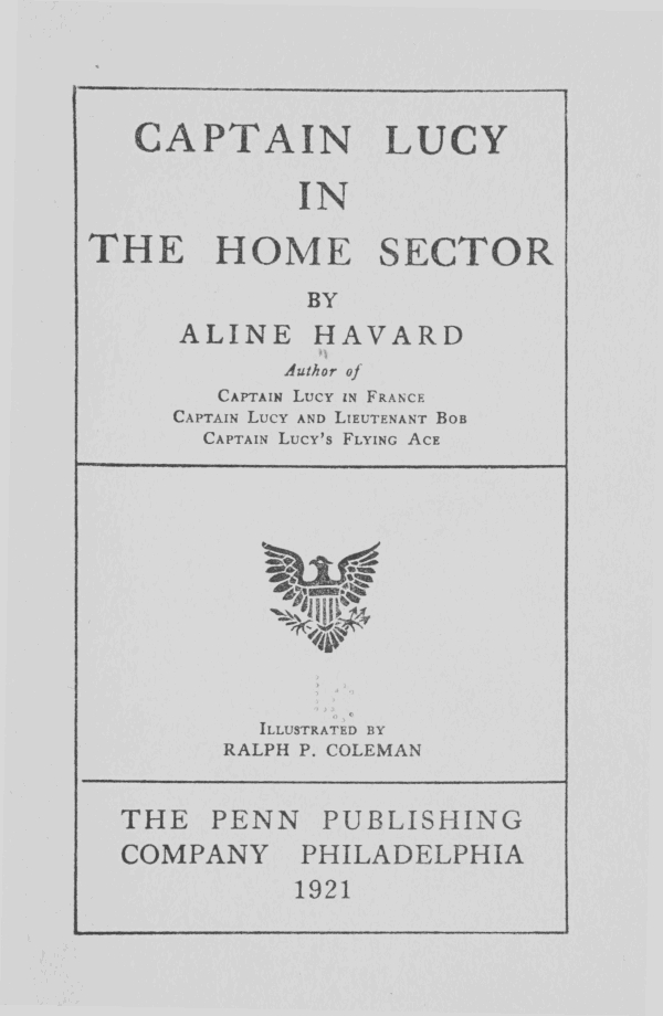 Captain Lucy in the Home Sector Captain Lucy in the Home Sector