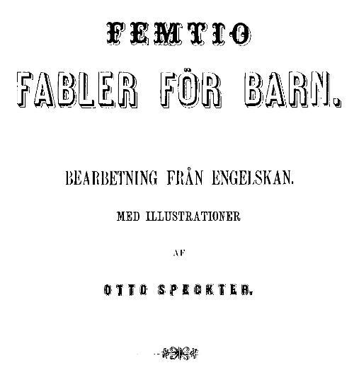 Femtio fabler för barn Femtio fabler för barn
