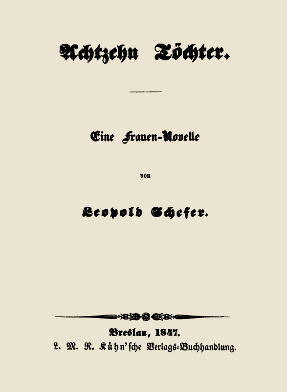 Achtzehn Töchter: Eine Frauen-Novelle Achtzehn Töchter: Eine Frauen-Novelle