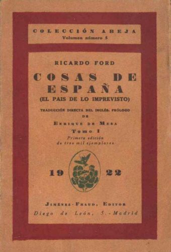 Cosas de España; tomo 1
(El país de lo imprevisto)