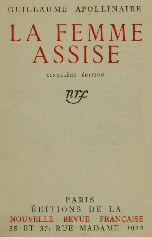 La femme assise La femme assise