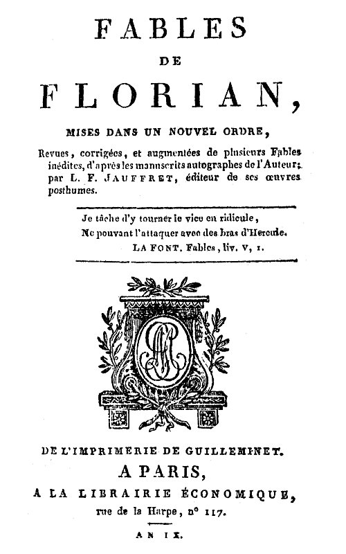 Fables de Florian Fables de Florian