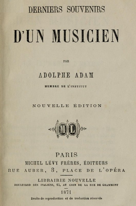Derniers souvenirs d'un musicien Derniers souvenirs d'un musicien