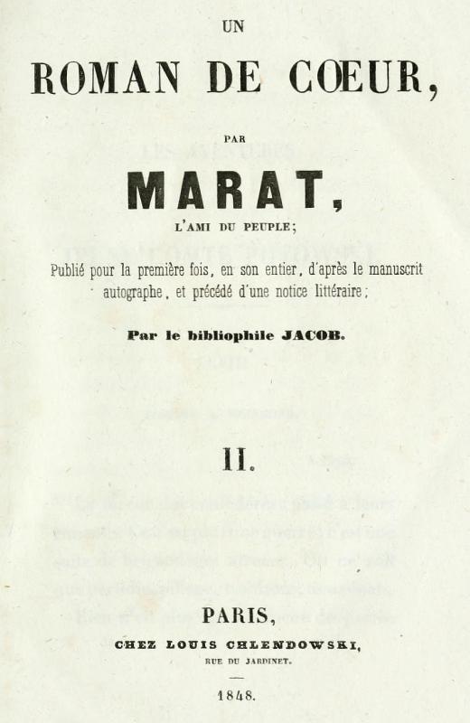 Jean Paul Marat - Genç Kont Potowski'nin Maceraları, Cilt 2
Halkın Arkadaşı Marat'tan Bir Aşk Romanı