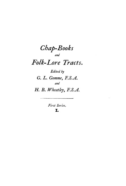 The History of Thomas Hickathrift The History of Thomas Hickathrift