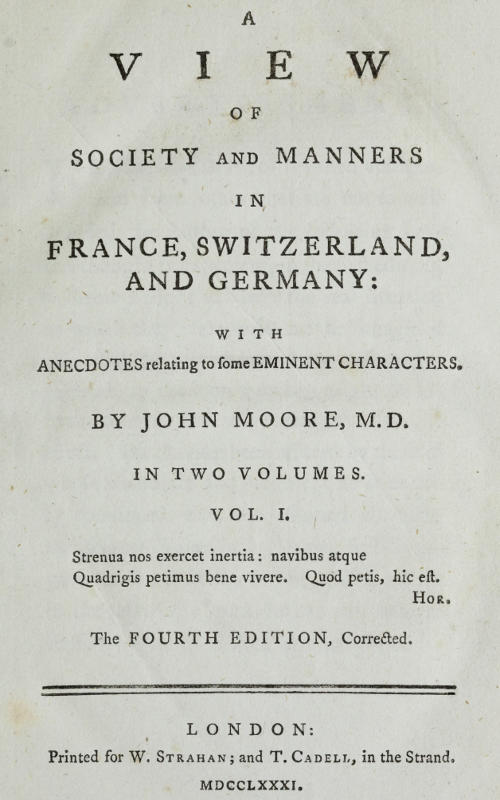 A View of Society and Manners in France, Switzerland, and Germany, Vol. 1 (of 2)
With Anecdotes Relating to Some Eminent Characters