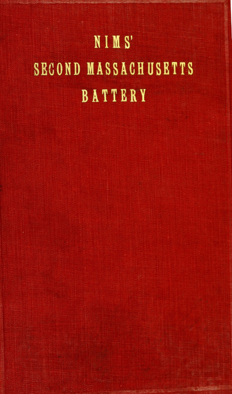 İkinci Massachusetts Bataryası (Nims' Batarya) Hafif Topçu Tarihi, 1861-1865